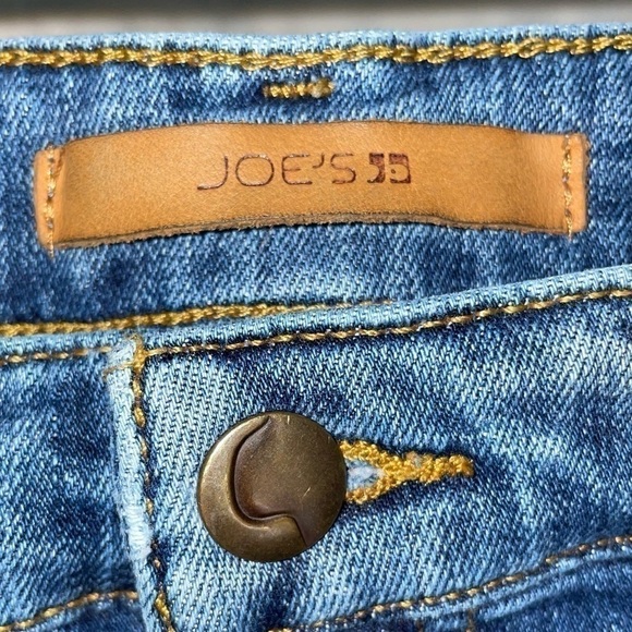 Joe's Jeans Easy Mazy High Water Mid Rise Straight Leg Distressed Ankle Pants - Picture 11 of 14